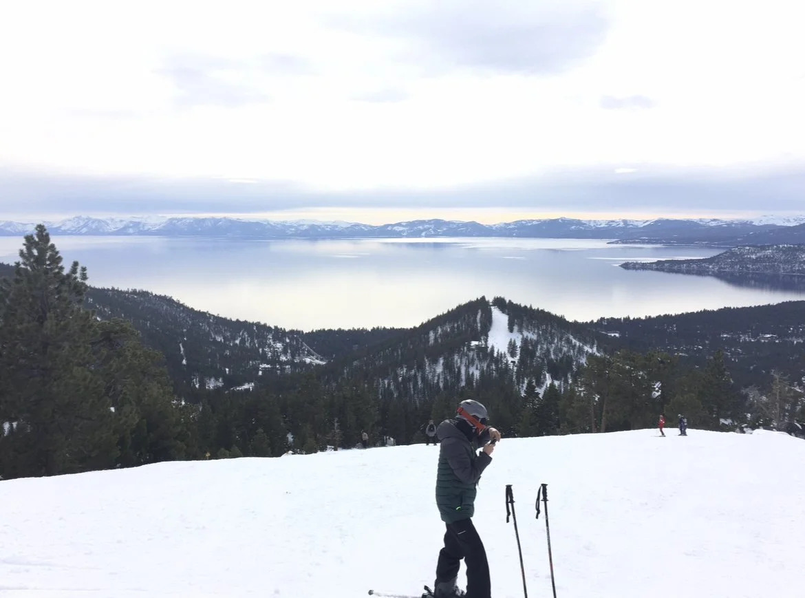 Spring skiing at Tahoe