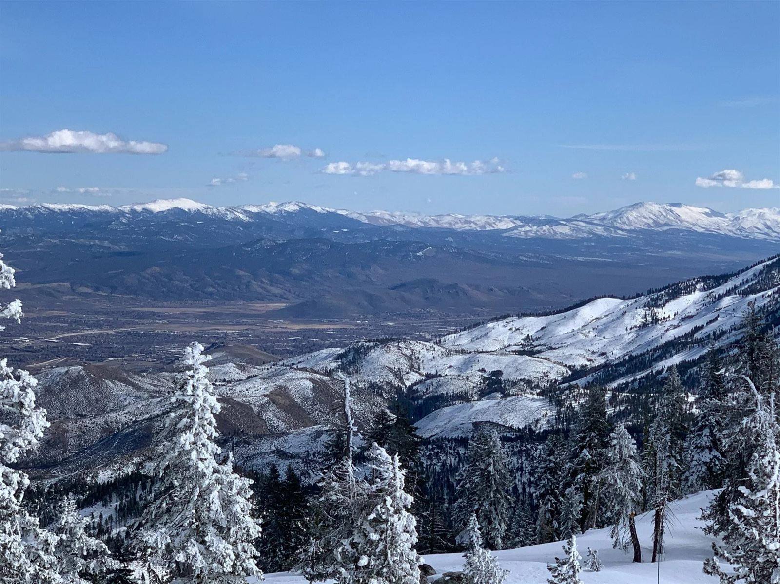Snowshoeing in the Tahoe backcountry